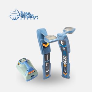 Radiodetection RD8200 cable and pipe locator used for underground utility detection with high accuracy for cable and pipeline survey in NDT applications