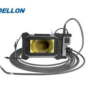 Dellon DX Industrial Videoscope with HD camera and 360° articulation for non-destructive testing (NDT), pipeline inspection, machinery inspection, and industrial visual inspection.